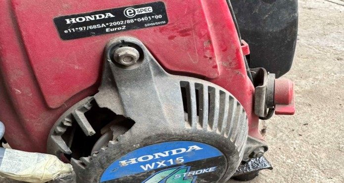 Replacing the mechanical seal (gland) of the Honda Wx 15 motor pump