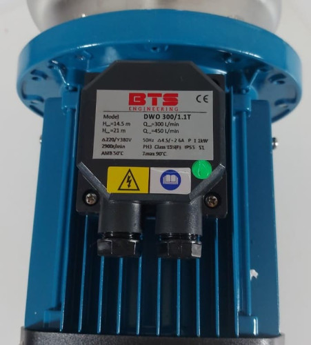 DWO B300/1,1 T, 380V/50Hz, AISI 304 нержавеющий для воды