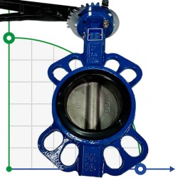 PN16 DN80 Butterfly valve, cast iron body, AISI 304 disc, Seat EPDM