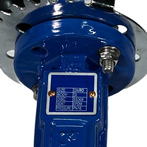 PN16 DN80 Butterfly valve, cast iron body, AISI 304 disc, Seat EPDM