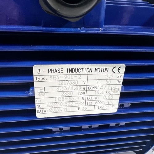 Центробежный насос для воды BB500/220, AISI304, 380V/50Hz, 2900