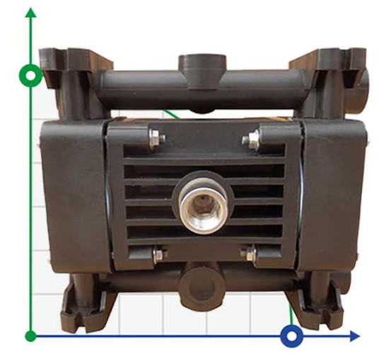 RUBY 010V-P-NTPT-F насос пневматический мембранный