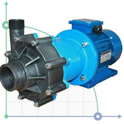 CM MAG-P30 PVDF -центробежный насос с магнитной муфтой, 35 м3/ч (583 л/мин); напор 23,6 м