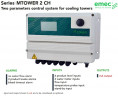 EMEC MTOWER 2 CH controller, two-parameter control system for cooling towers