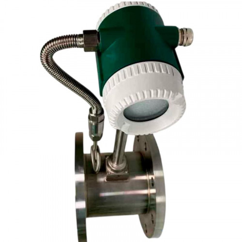 DN150 Przepływomierz wirowy ze stali nierdzewnej KLUGB DN150/PN16 RF kołnierz DIN, do pary 1.75-17.5 t/h <1,6 MPa, <250°C, 4-20mA, ExdIIBT6