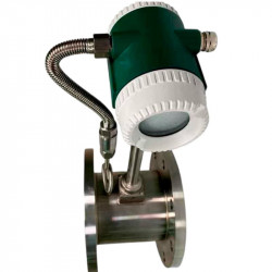 DN150 Przepływomierz wirowy ze stali nierdzewnej KLUGB DN150/PN16 RF kołnierz DIN, do pary 1.75-17.5 t/h <1,6 MPa, <250°C, 4-20mA, ExdIIBT6