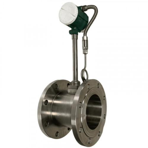DN150 Przepływomierz wirowy ze stali nierdzewnej KLUGB DN150/PN16 RF kołnierz DIN, do pary 1.75-17.5 t/h <1,6 MPa, <250°C, 4-20mA, ExdIIBT6