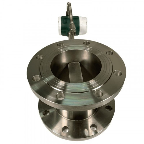 DN150 Przepływomierz wirowy ze stali nierdzewnej KLUGB DN150/PN16 RF kołnierz DIN, do pary 1.75-17.5 t/h <1,6 MPa, <250°C, 4-20mA, ExdIIBT6