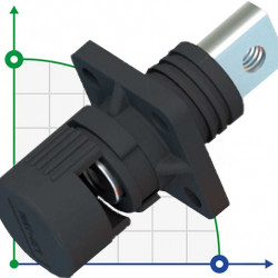 CN06-LSP120A-03-M, 120A, 1000V DC Złącze śrubowe z otworem gwintowanym, czarne