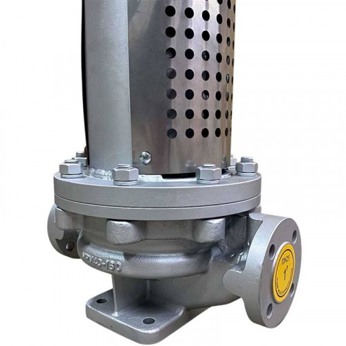 Pompe à huile thermique verticale pour le chauffage du bitume LQLRY25-25-170/2-CEX, 4 m3/h, 32 m, 1,5 kW, 2900 rpm, Ex