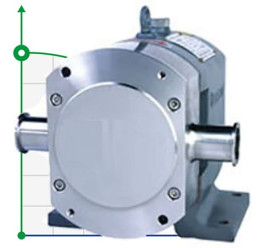Bomba lobular 150TLS12-150C para helado, leche, suspensión de levadura