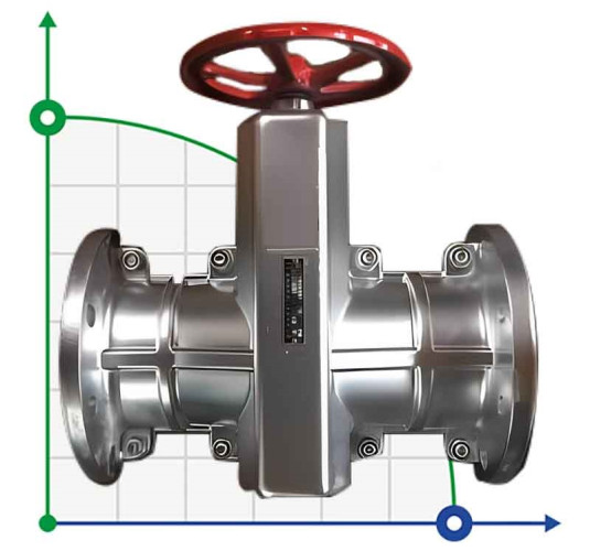 DN150, PN10 Aluminium PinchValve, Sleeve:NBR