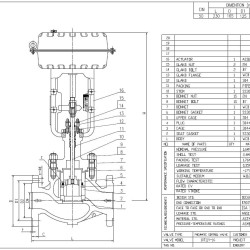 DN50 Slurry valve for boiler purge 10T11Y-16, WCB+304+STL trim, positioner YT-1000 10P1, input 4-20mA