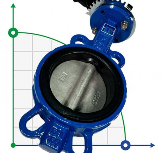 PN16 DN100 Butterfly valve, cast iron body, AISI 304 disc, Seat EPDM