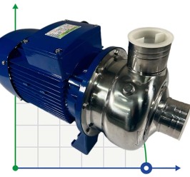 Центробежный насос BB500/300, AISI304, 380V/50Hz, 2900