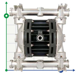 Пневматический мембранный насос BOXER 100 AISI316 IB100A-HTAAT--