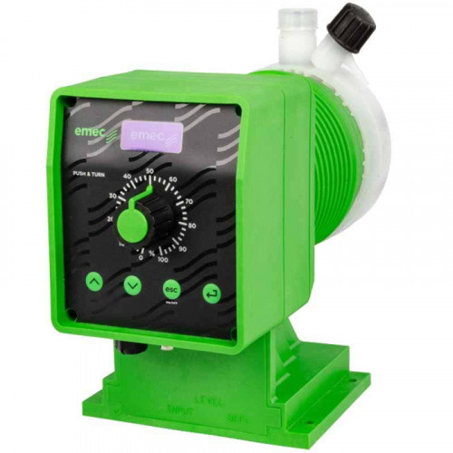 Pompe doseuse à solénoïde multifonctionnelle EMEC AMS MF LPV pour liquides à faible viscosité, débit 5-60 l/h, pression 25-2 bar