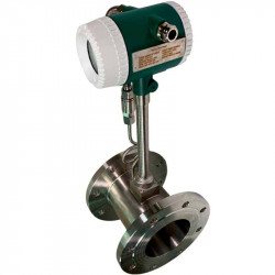 DN125 Przepływomierz wirowy ze stali nierdzewnej KLUGB DN125/PN16 RF kołnierz DIN, do pary 0.75-11 t/h <1,6 MPa, <250°C, 4-20mA, ExdIIBT6