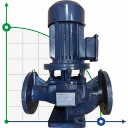IRG BGL 65-160B (21.6/24), 3kW, bomba centrífuga vertical 2880