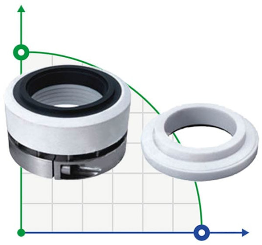 Ущільнення валу R-HG212 150, PTFE/CER, PTFE, 316