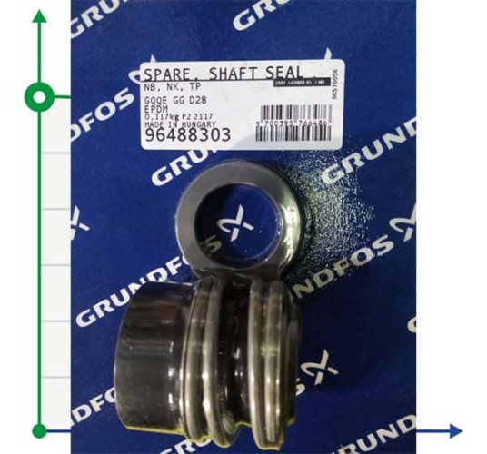 Mechanical seal GRUNDFOS GQQE GG D28 TP/NB/NK Art.96488303