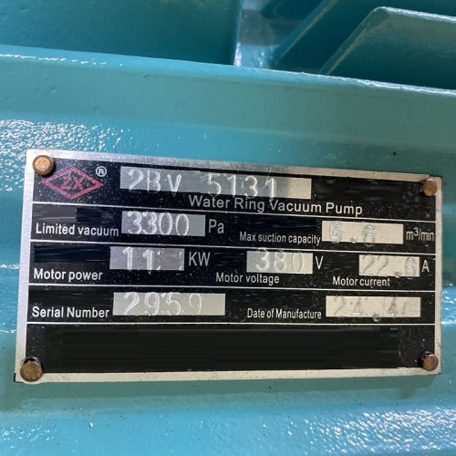 Bomba de vacío de secado 2BV5131