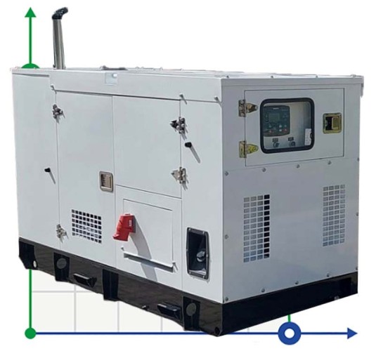 Industrial diesel generator XHYP-36GF with ATS, engine Perkins 50kVA, 36kW, 380V/50HZ closed type