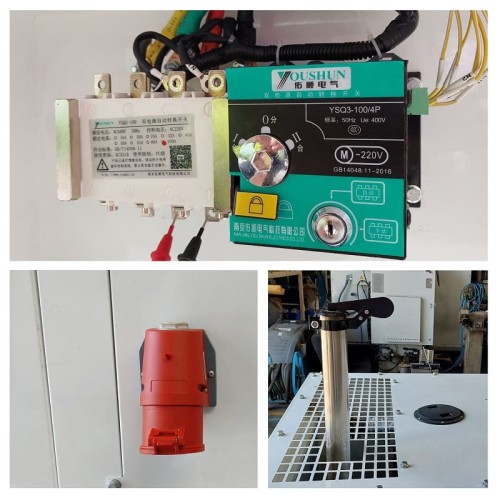 Industrial diesel generator XHYP-36GF with ATS, engine Perkins 50kVA, 36kW, 380V/50HZ closed type