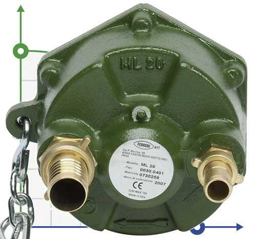 Pompe à rouleaux ML 20 PTO