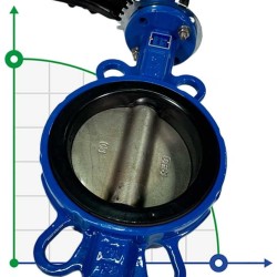 PN16 DN125 Butterfly valve, cast iron body, AISI 304 disc, Seat EPDM
