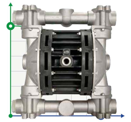 Пневматический мембранный насос BOXER 100 ALU IB100ALN-AIN--