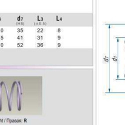Garniture mécanique R-101 25, CЕR/CAR, VITON, 304
