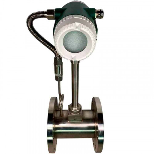 DN100 Przepływomierz wirowy ze stali nierdzewnej KLUGB DN100/PN16 RF kołnierz DIN, do pary KLUGB <1,6 MPa, <250°C, 4-20mA, ExdIIBT6
