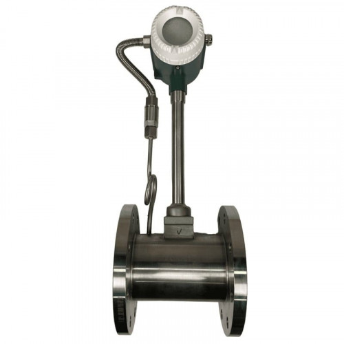 DN100 Przepływomierz wirowy ze stali nierdzewnej KLUGB DN100/PN16 RF kołnierz DIN, do pary KLUGB <1,6 MPa, <250°C, 4-20mA, ExdIIBT6