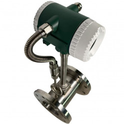 DN100 Przepływomierz wirowy ze stali nierdzewnej KLUGB DN100/PN16 RF kołnierz DIN, do pary KLUGB <1,6 MPa, <250°C, 4-20mA, ExdIIBT6