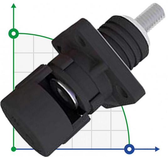 CN08-LSP200A-03-LD, 200A, 1500V DC złącze śrubowe typu śrubowego, czarne