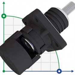 CN08-LSP200A-03-LD, 200A, 1500V DC złącze śrubowe typu śrubowego, czarne