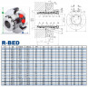 Cartridge seal for mixer R-BED 35, SIC/SIC/CAR/SIC/VITON, M/316