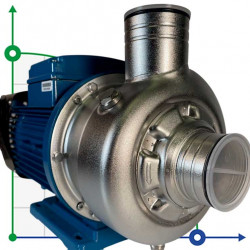 Bomba de acero inoxidable DWO B500/2.2 T, 380V/50Hz, INOX para lavar pescado, frutas, verduras