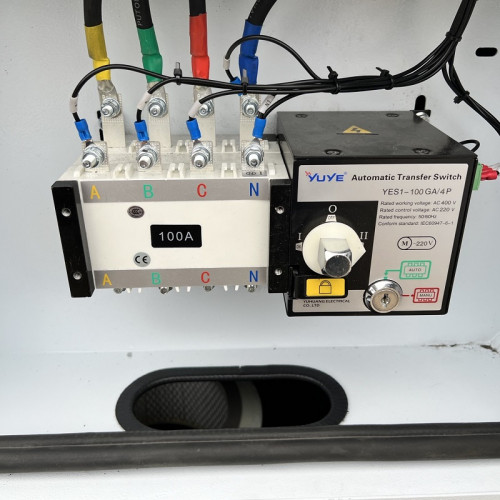 Промисловий дизельний генератор KDE-3000 з ATS, двигун Ricardo 30kVA, 24kW, 380V/50HZ закритого типу