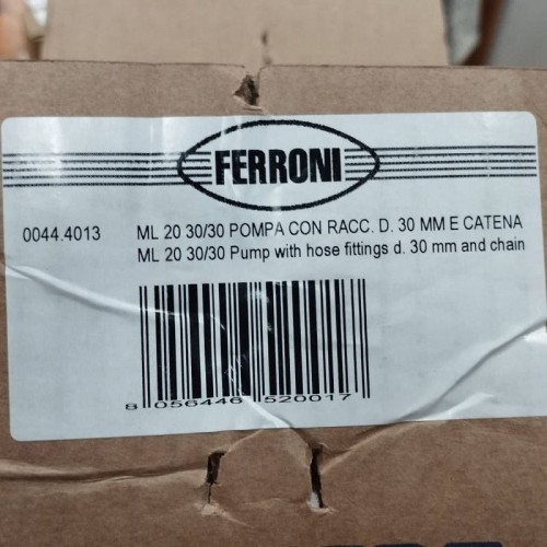 Pompe à rouleaux ML 20 30/30 PTO