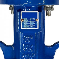 PN16 DN150 Butterfly valve, cast iron body, AISI 304 disc, Seat EPDM