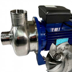 Bomba para sistemas de lavado industrial BK200D, 1.5kW, AISI304, 220V/50Hz, 2900 con impulsor abierto