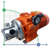 AlphaDynamic AD30.1/03 1,1kW impeller pump with mechanical variator