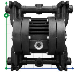 RUBY 115V-P-TVT-T насос пневматический мембранный
