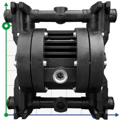 RUBY 115V-P-TVT-T насос пневматический мембранный