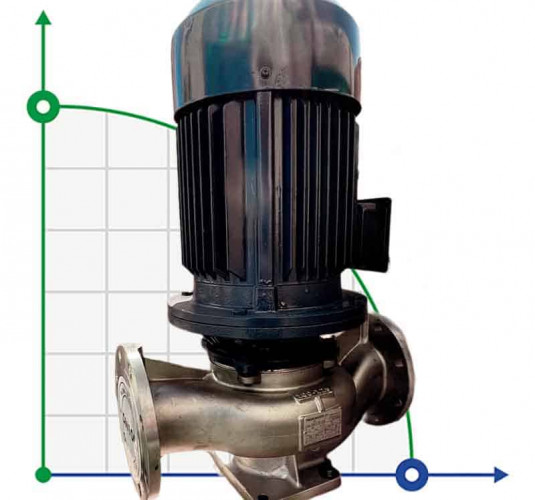 IHG BGLH 300-400B (563/38), 90kW, 1480 Stainless Steel Vertical Pump