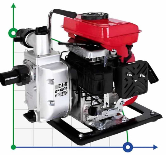 Benzinmotor-Pumpe 2,5 Liter. von.