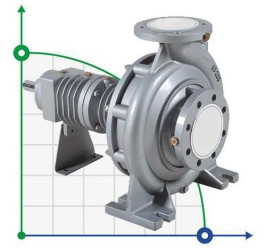 Pompe à huile diathermique BTKF-K 150-200 (1500) sans moteur