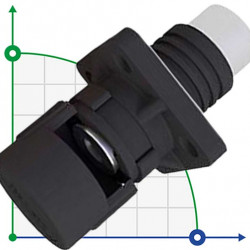 CN08-LSP200A-03-LM, 200A, 1500V DC złącze śrubowe typu nakrętka, czarne
